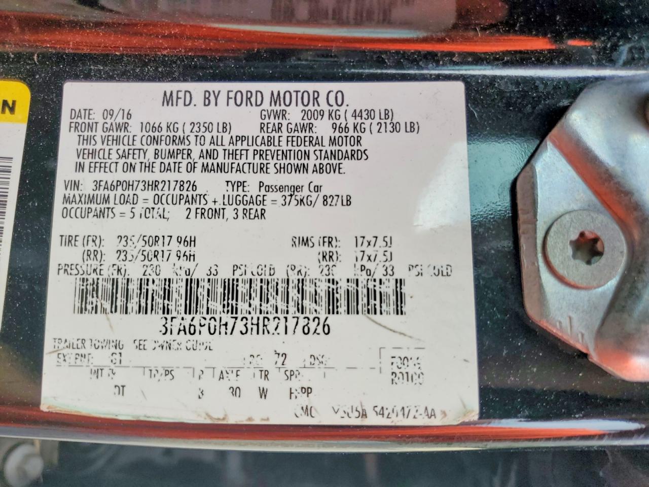 Ford Fusion Se