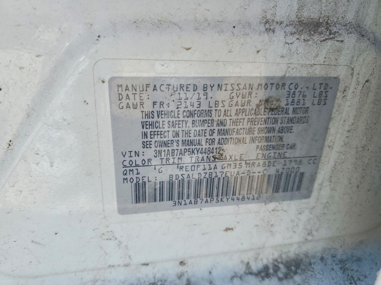 Nissan Sentra Sv