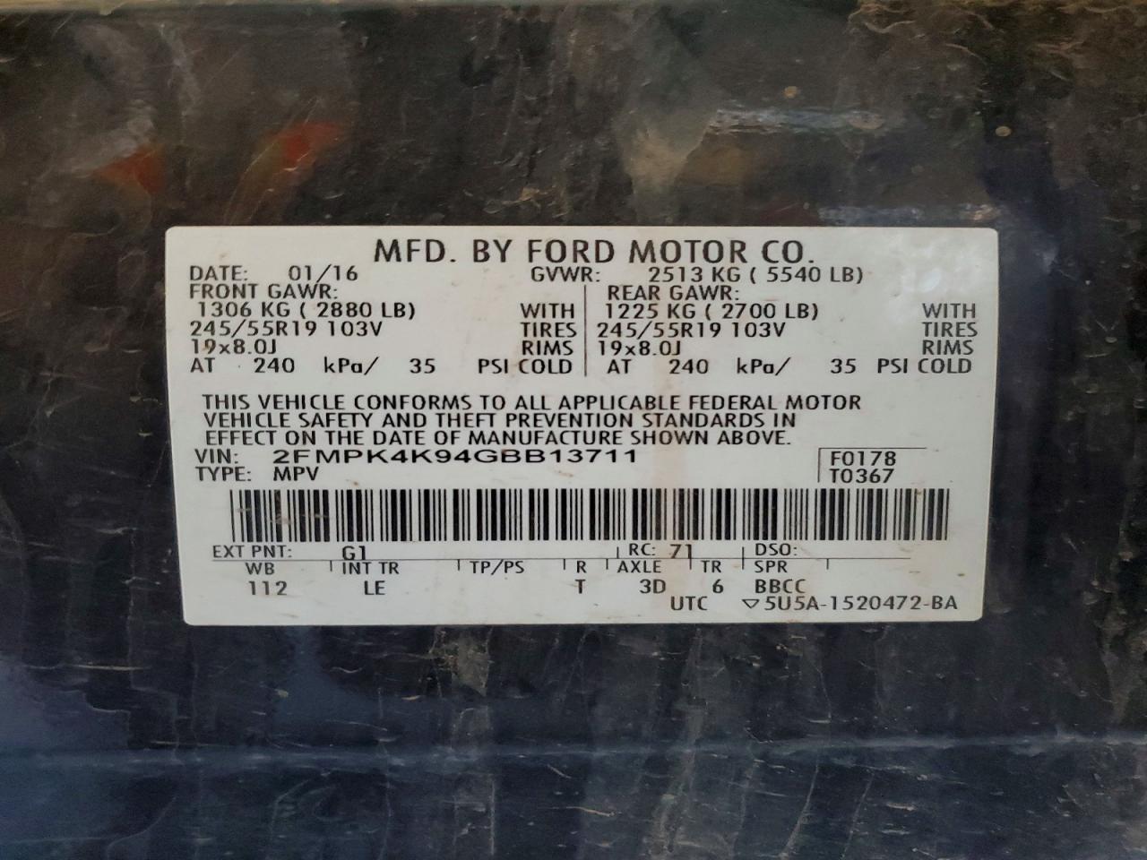 Ford Edge Titanium