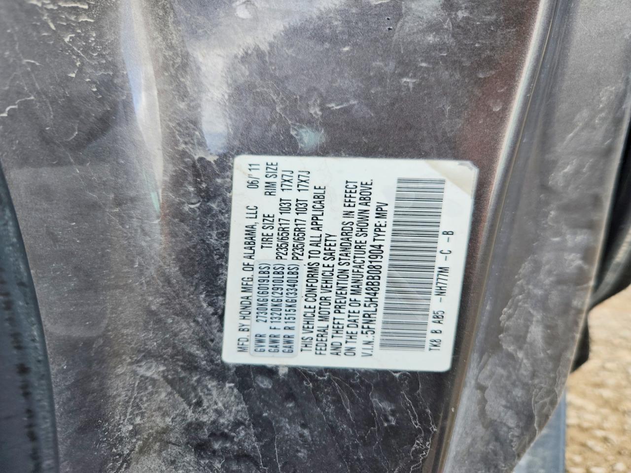 Honda Odyssey Ex