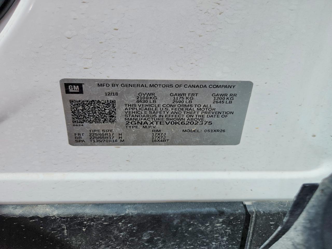 Chevrolet Equinox Lt