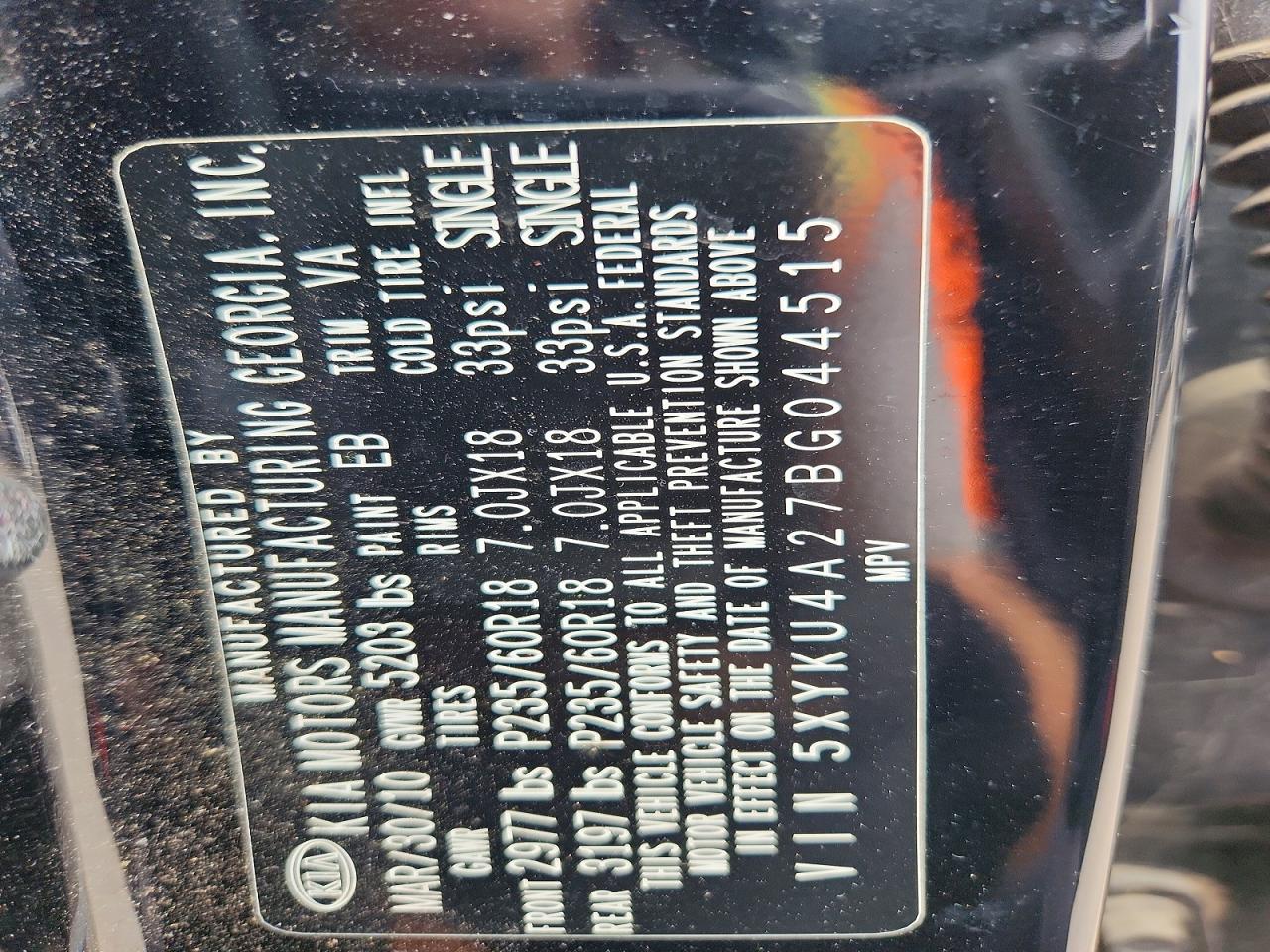 Kia Sorento Ex