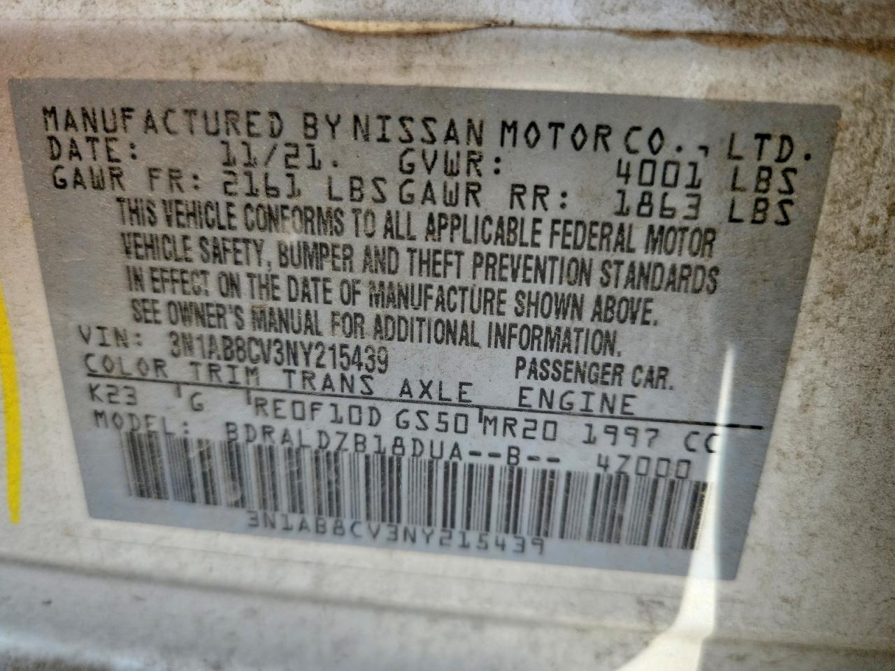 Nissan Sentra Sv