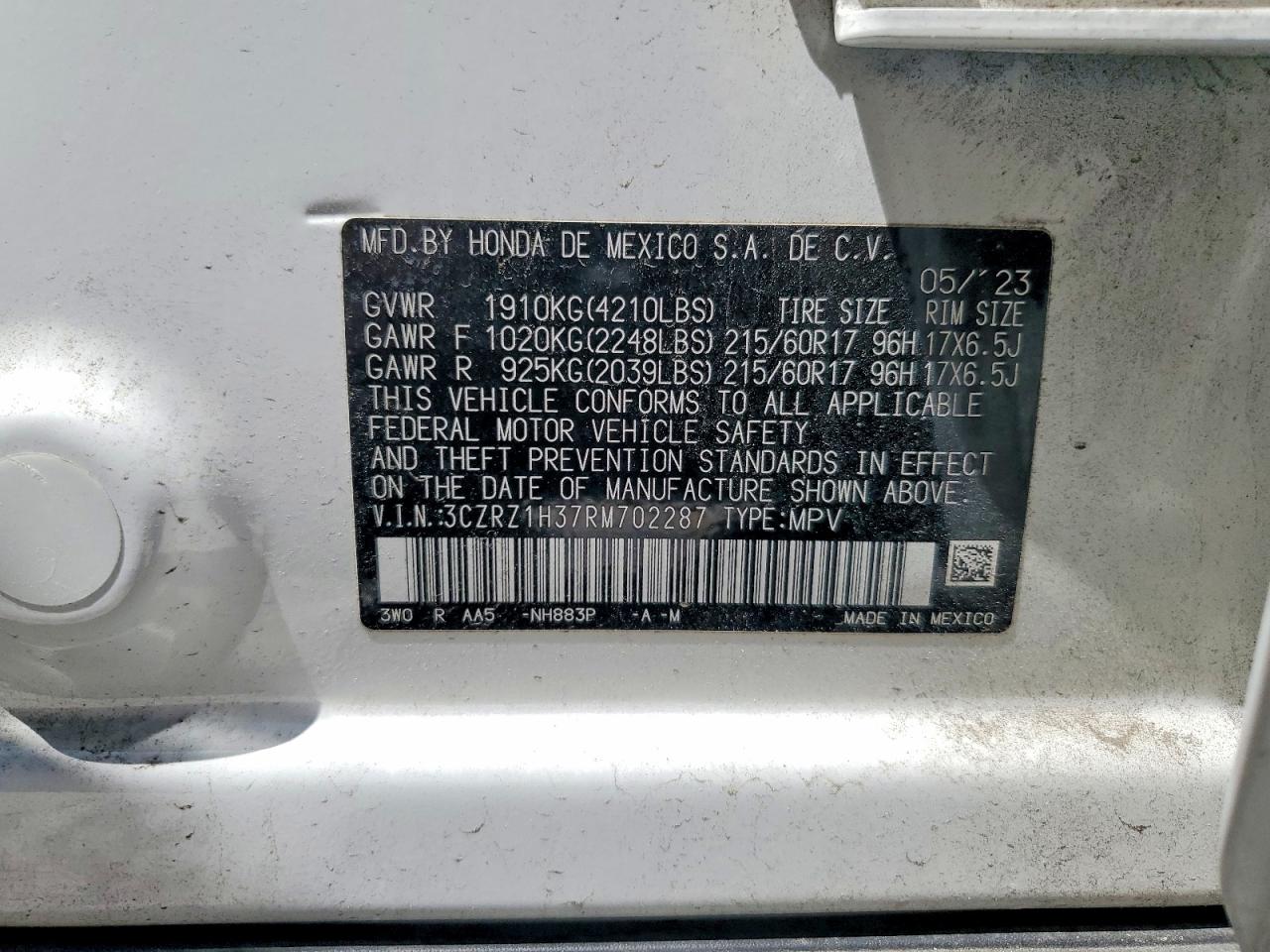 Honda HR-V Lx