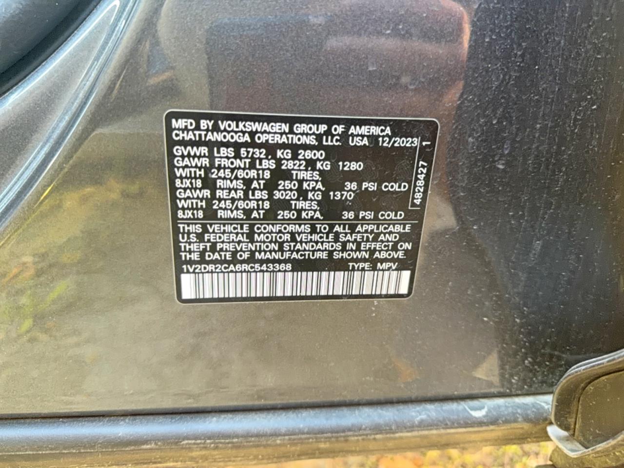 Volkswagen Atlas Se