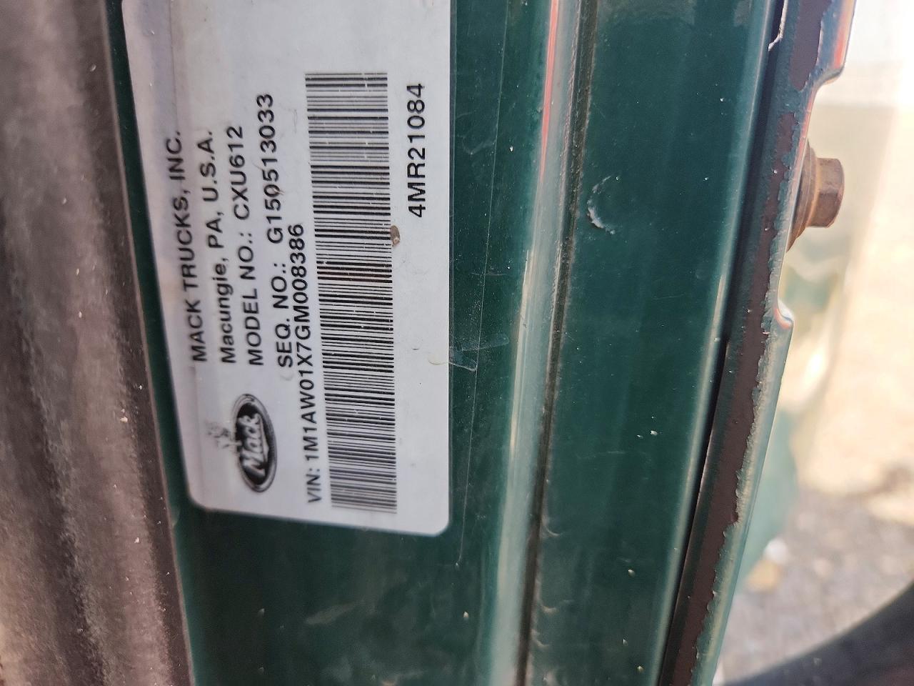 Mack 600 Cxu600