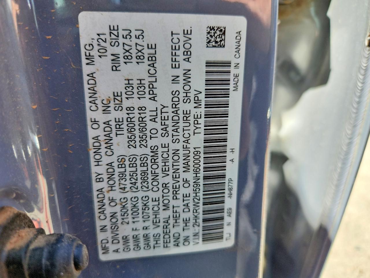 Honda Crv Ex