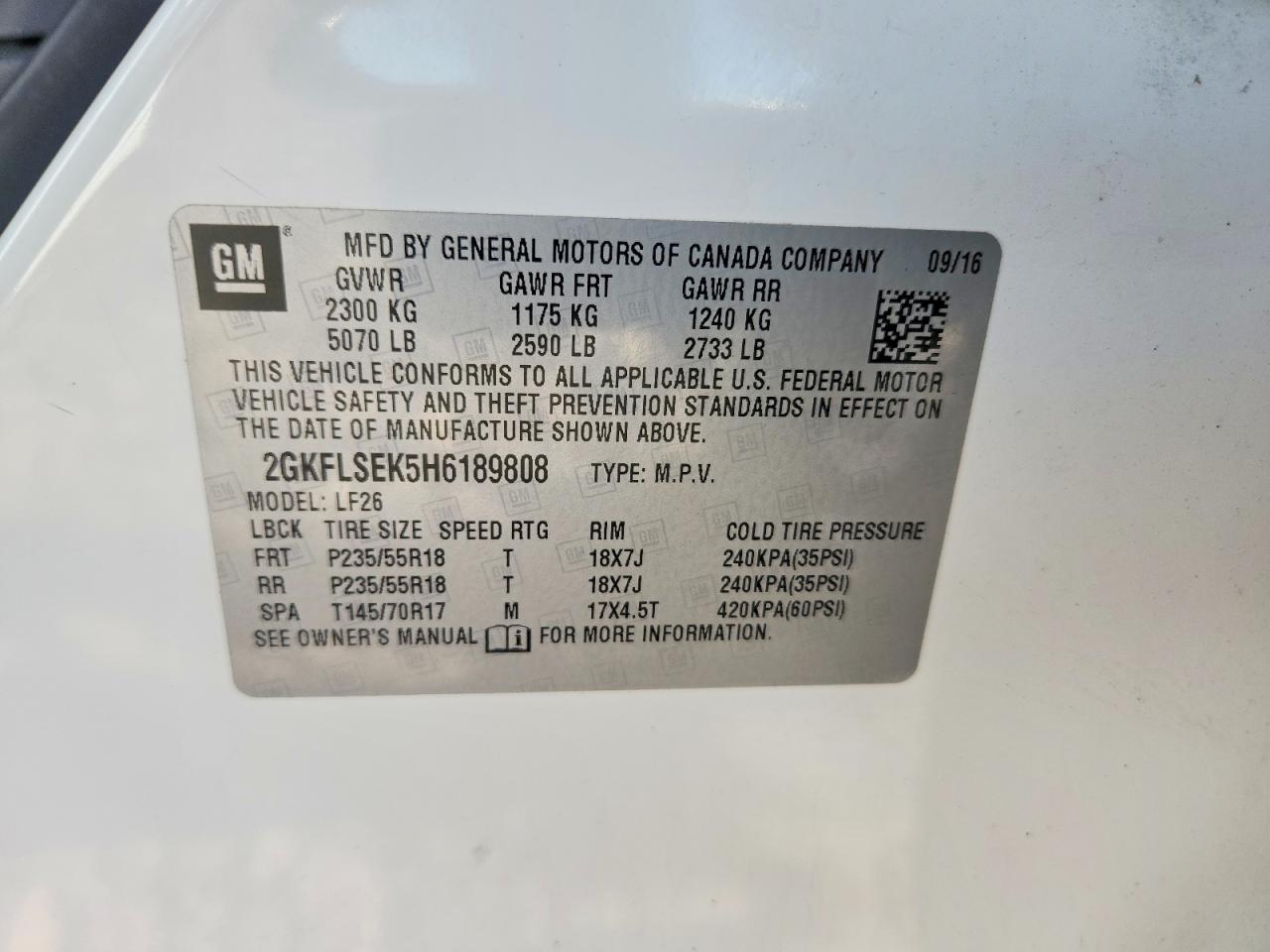 GMC Terrain Sle