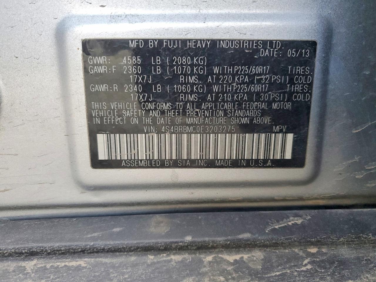 Subaru Outback 2.5i Limited