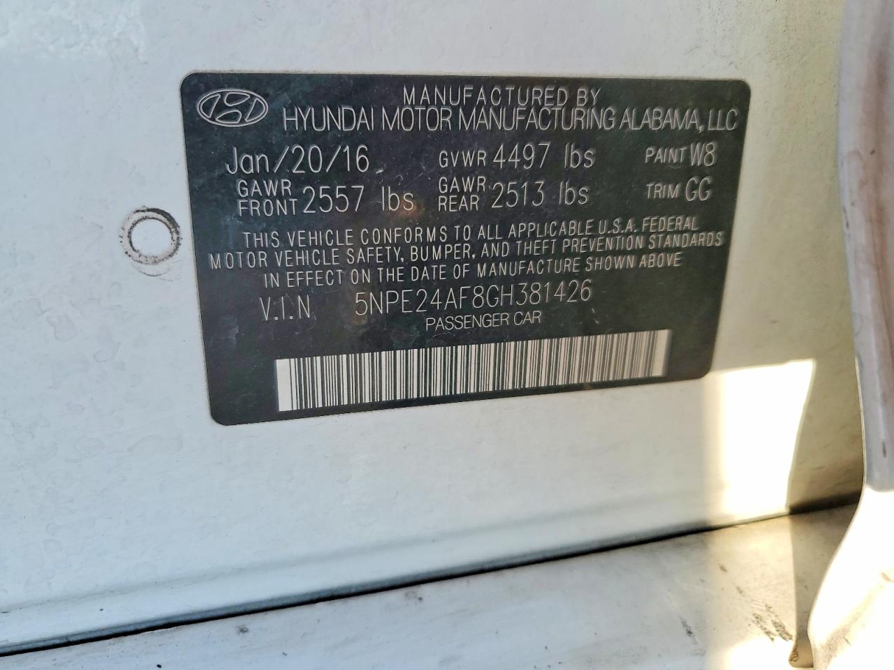 Hyundai SONATA Se