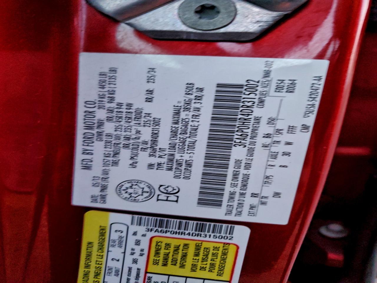 Ford Fusion Se