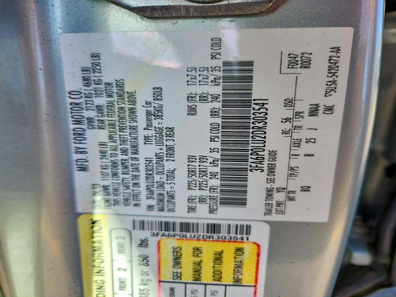 Ford Fusion Se Hybrid