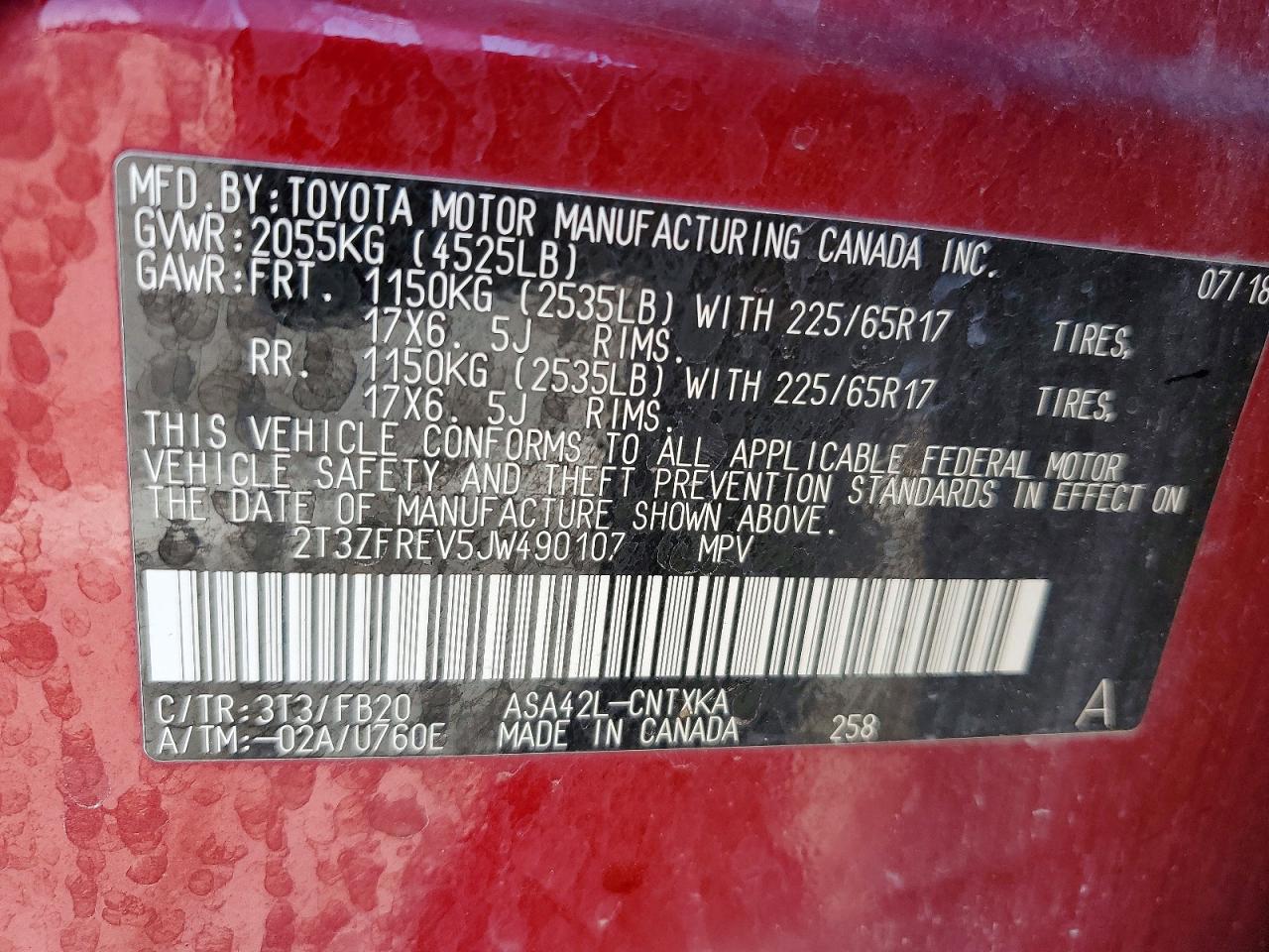 Toyota RAV4 Le