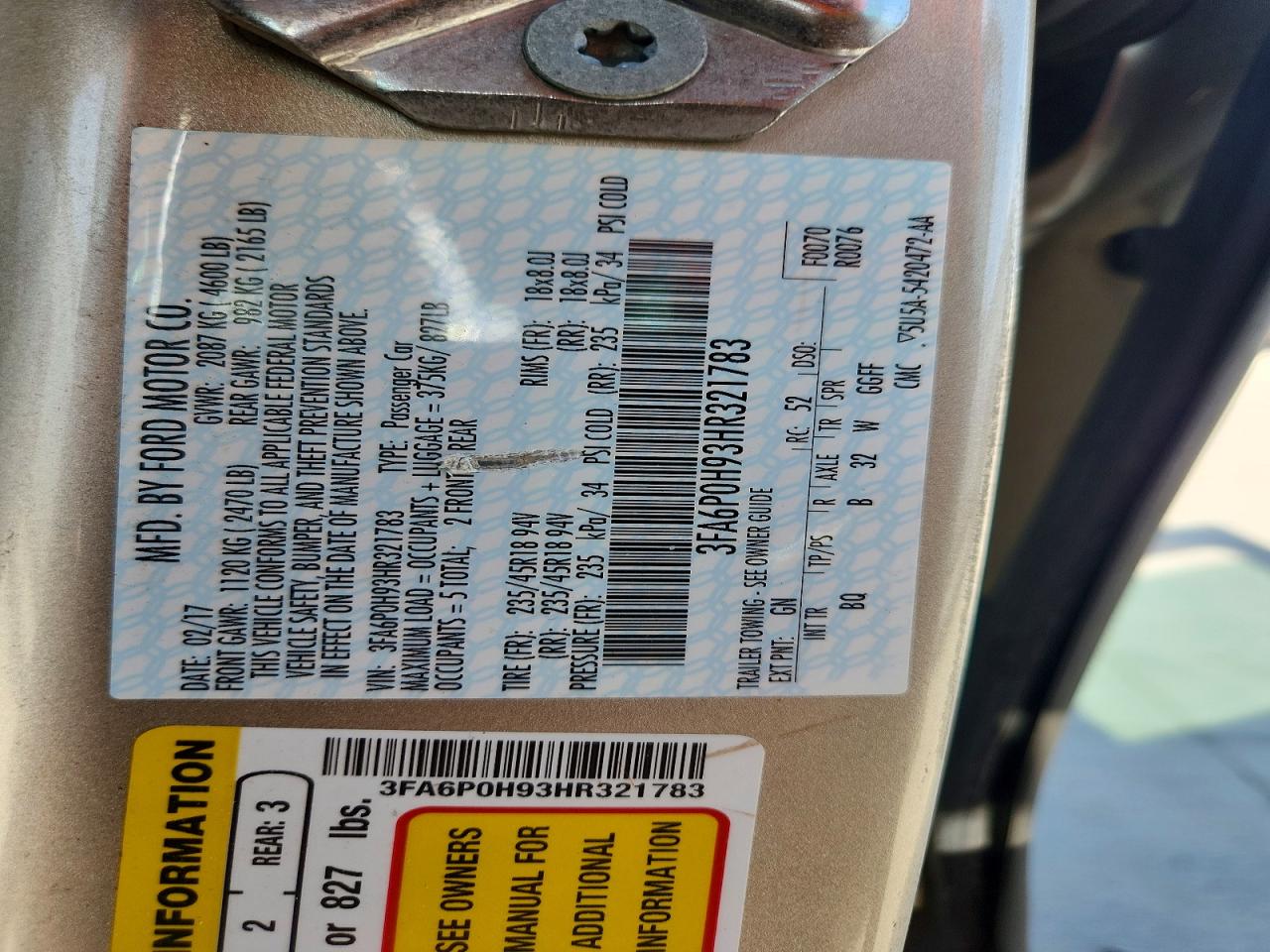 Ford Fusion Se