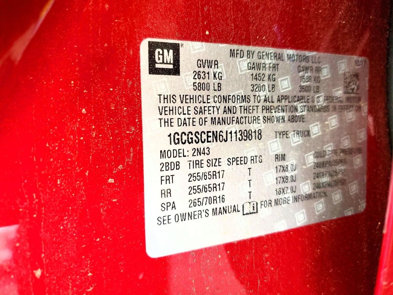Chevrolet Colorado Lt
