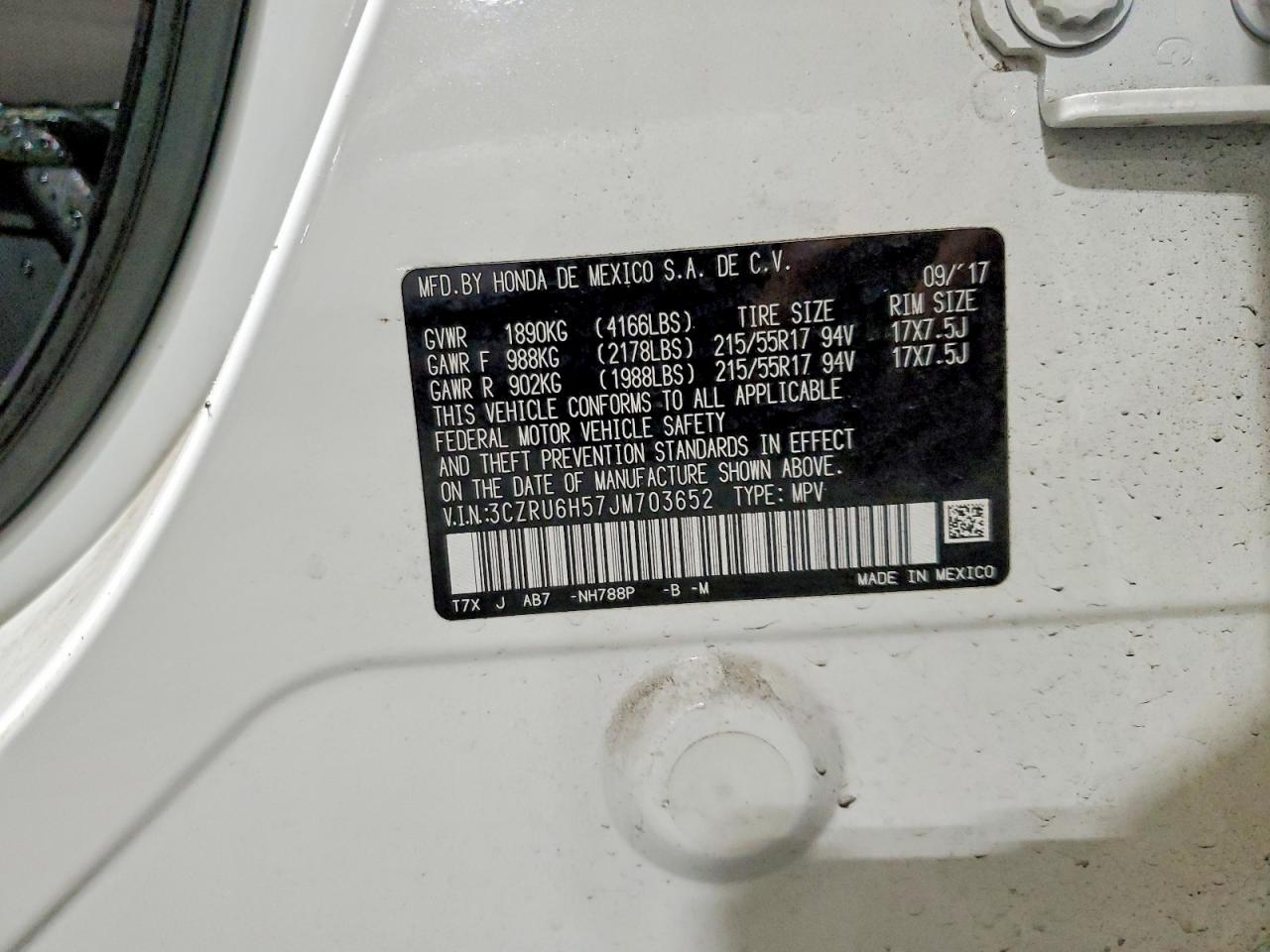 Honda HR-V Ex