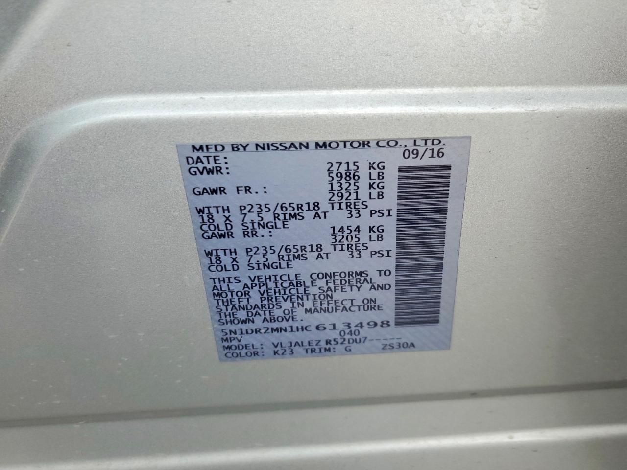 Nissan Pathfinder Sv