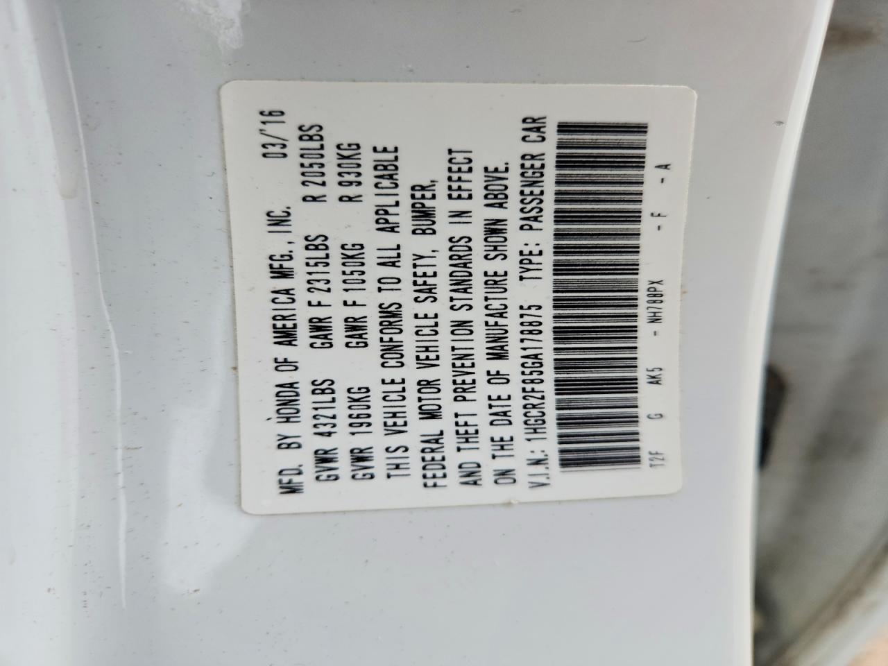 Honda Accord Exl