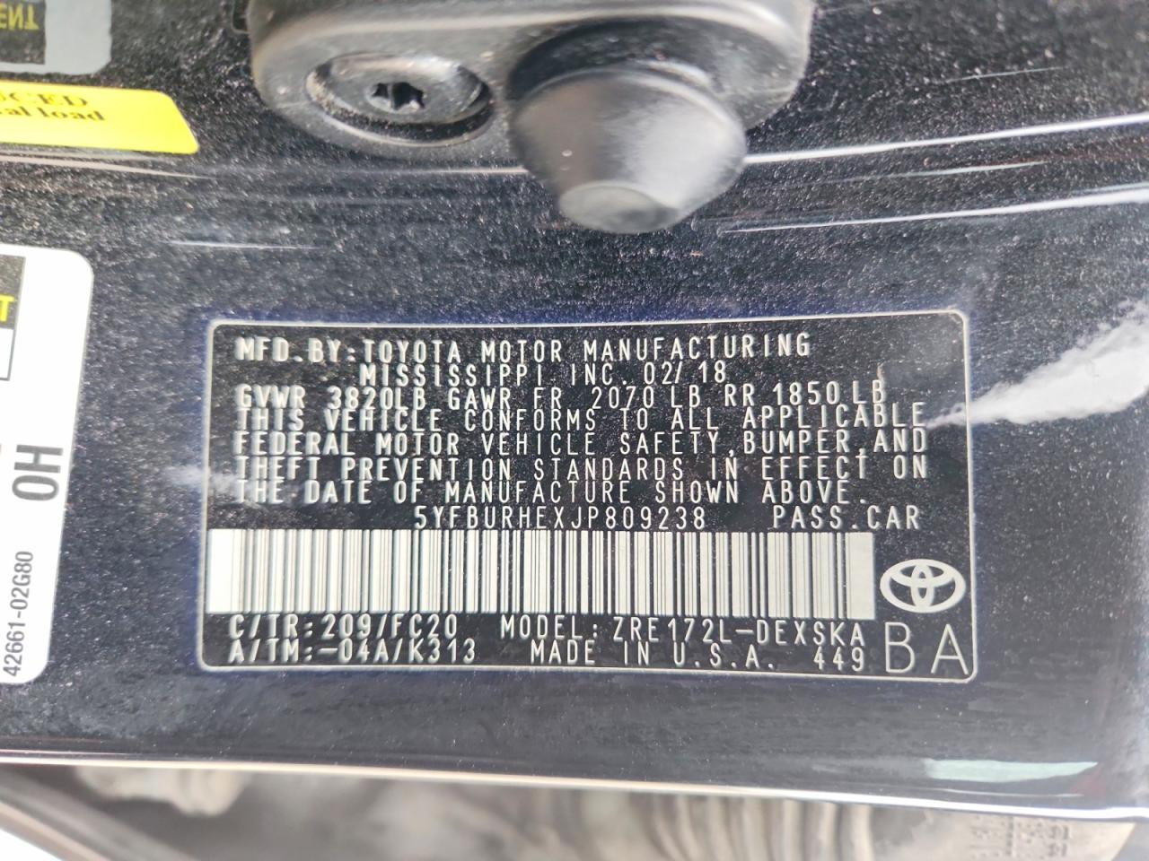 Toyota Corolla Se