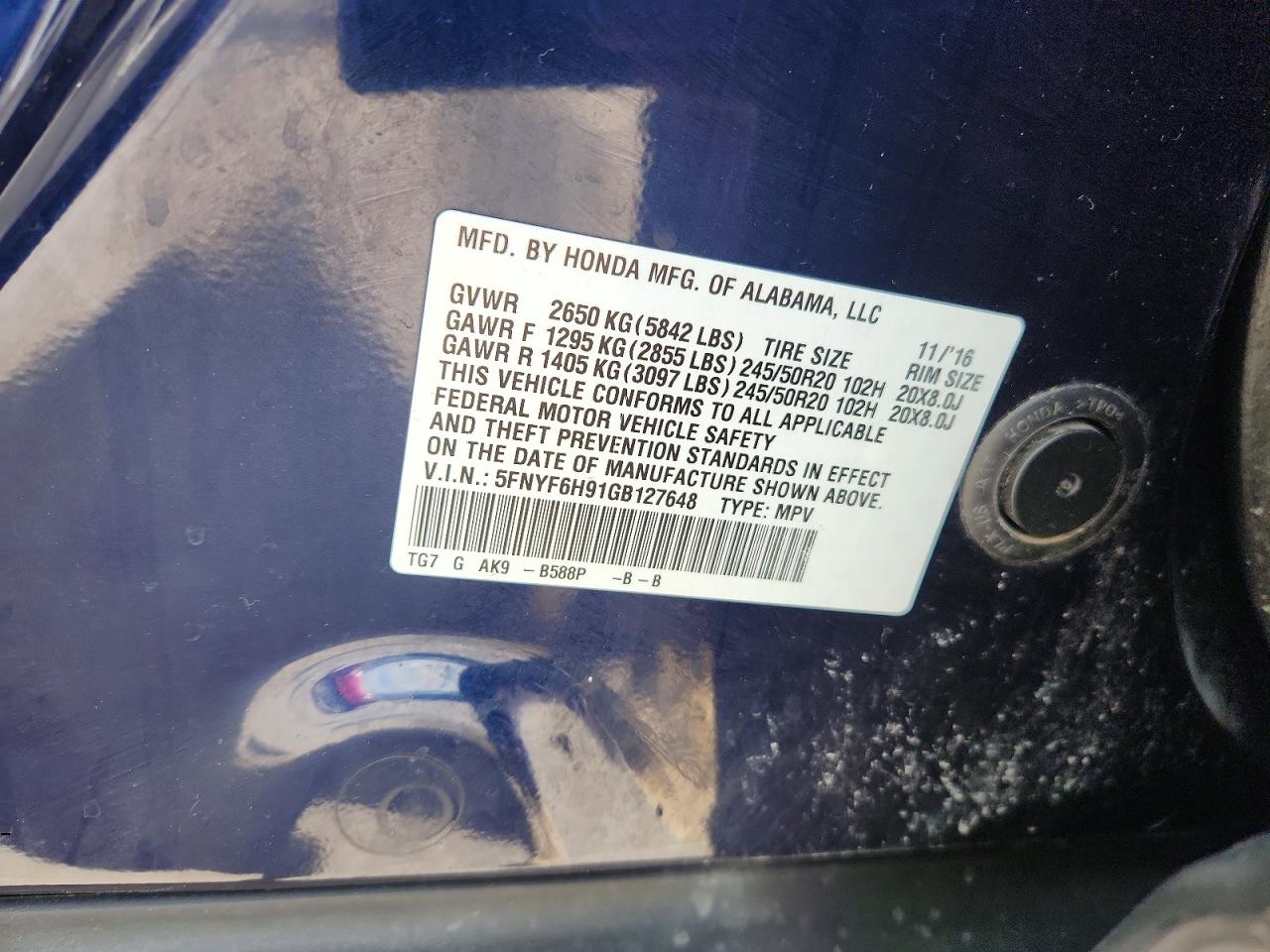 Honda Pilot Touring