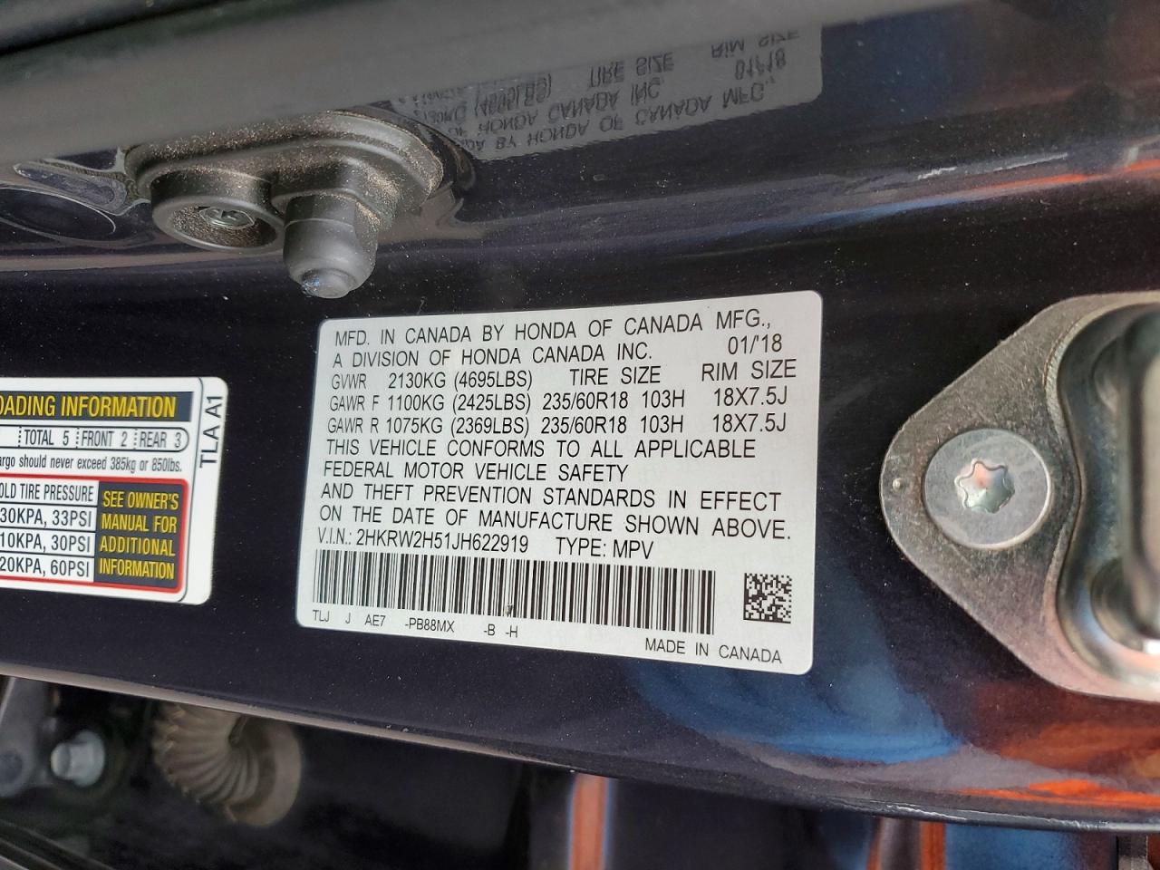 Honda Crv Ex