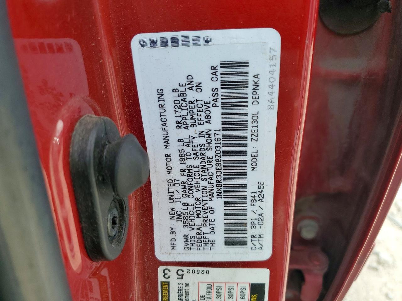 Toyota Corolla Le