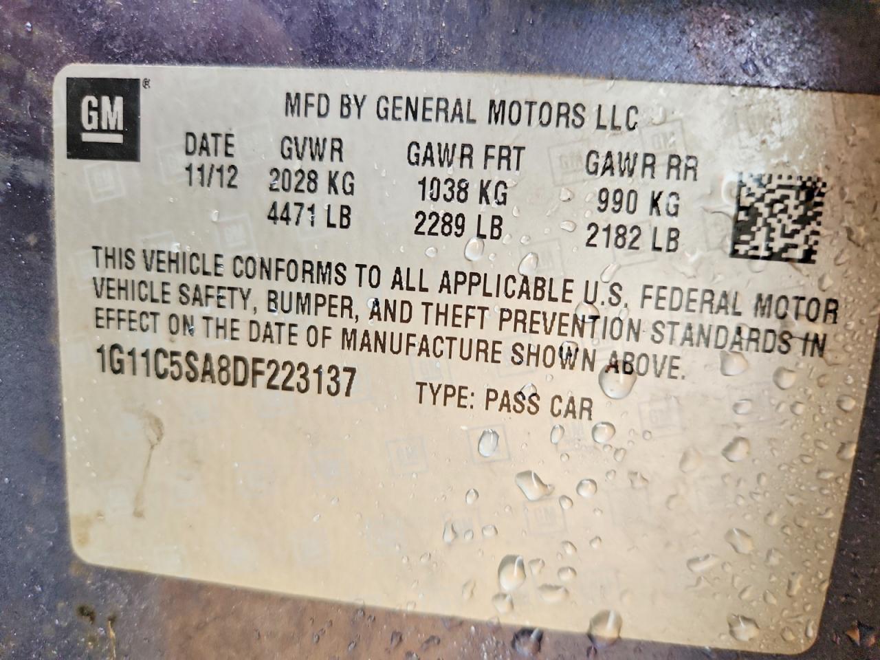 Chevrolet Malibu 1lt