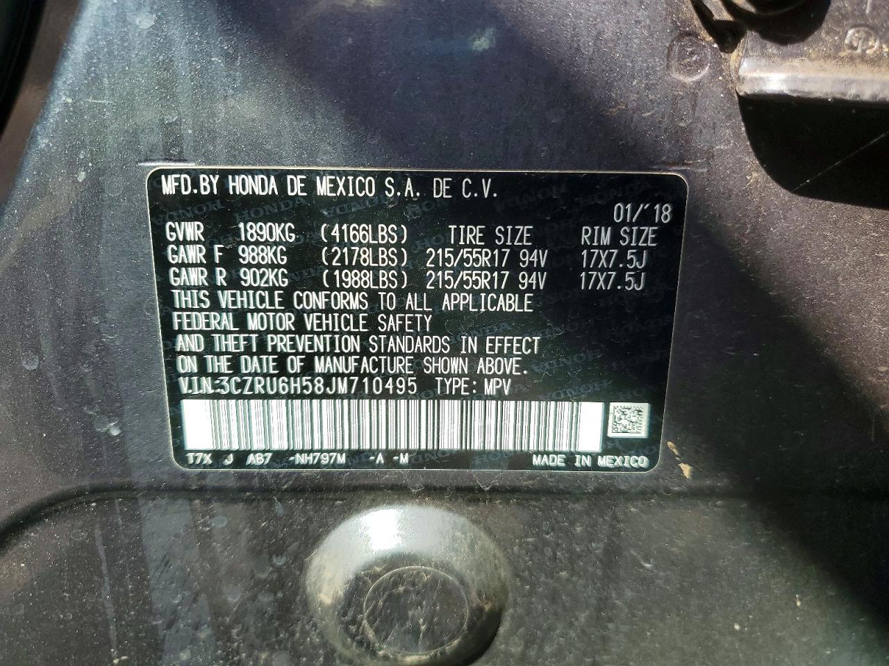 Honda HR-V Ex