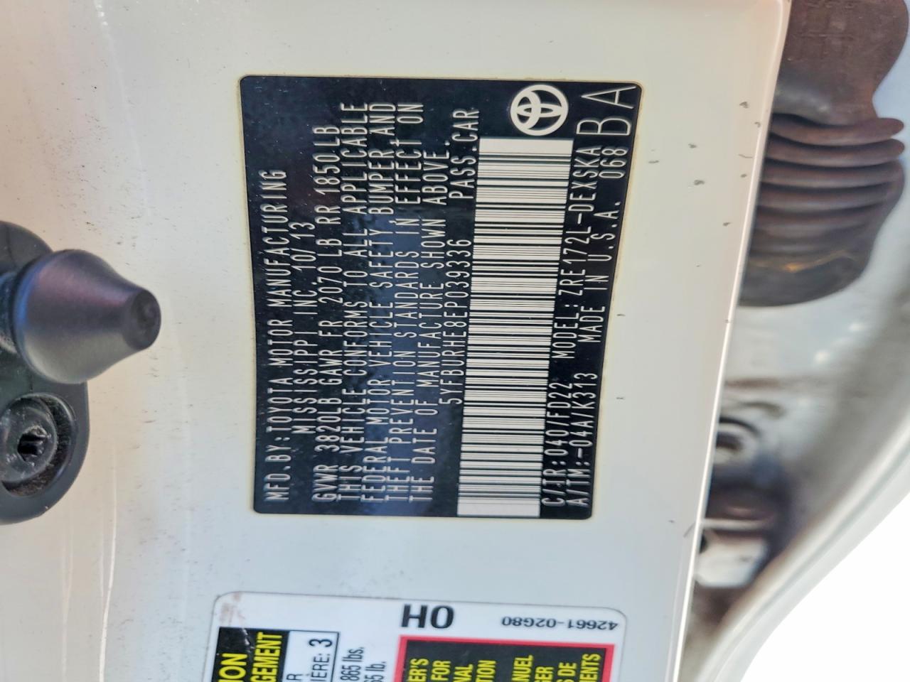 Toyota Corolla L