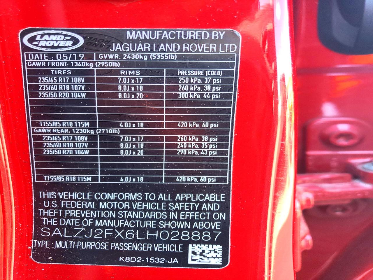 Land Rover Range Rover S