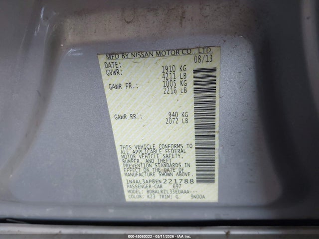 Nissan Altima 2.5 S