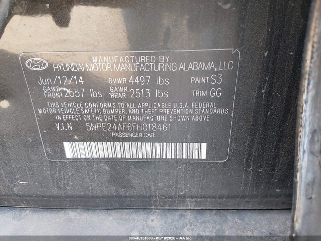 Hyundai SONATA Se