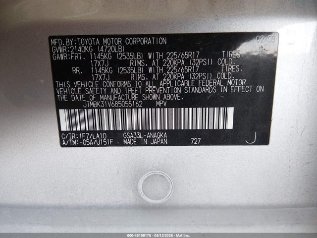 Toyota RAV4 Limited V6