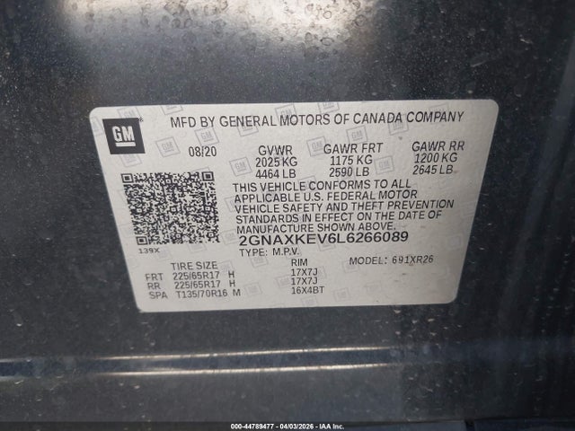 Chevrolet Equinox Fwd Lt 1.5l Turbo