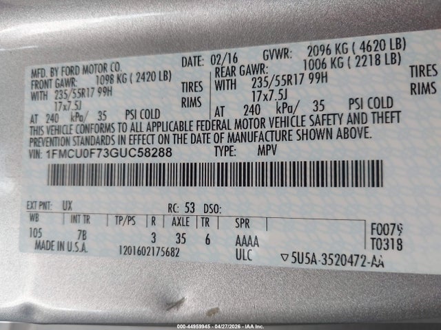 Ford Escape S