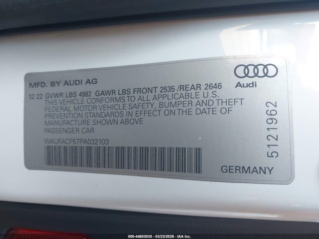 Audi A5 Premium Plus 45 Tfsi S Line Quattro S Tronic