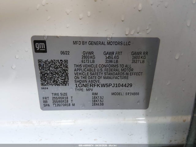 Chevrolet Traverse Fwd Ls