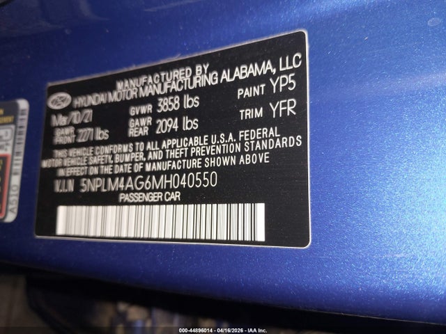 Hyundai ELANTRA Sel