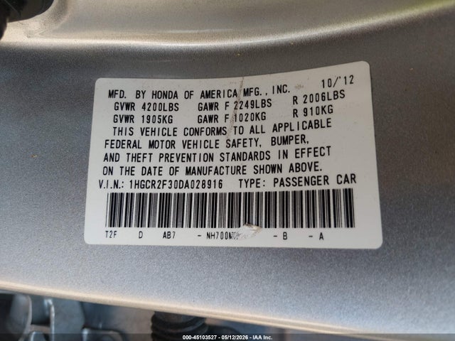 Honda Accord Lx