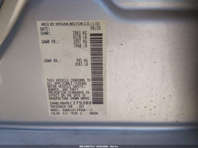 Nissan Altima S Fwd