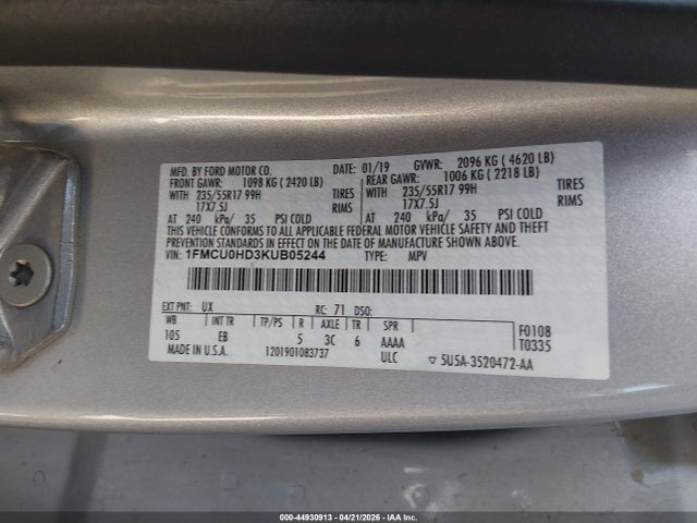 Ford Escape Sel