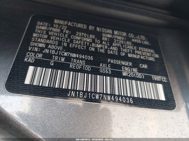 Nissan Rogue Sl Awd Xtronic Cvt