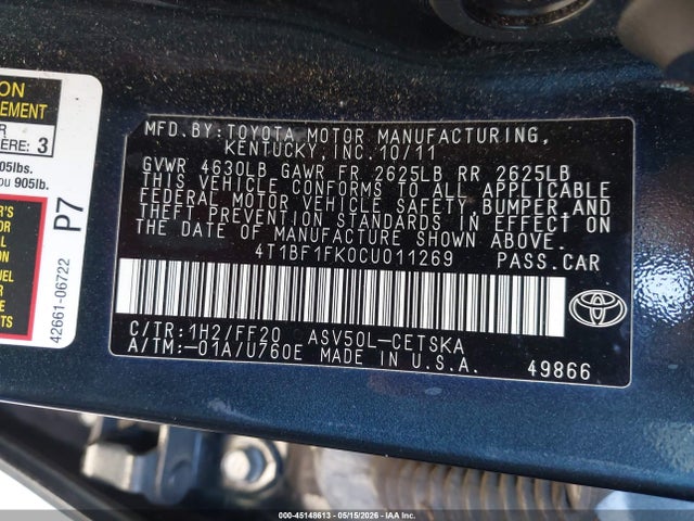 Toyota Camry Se