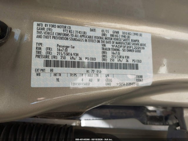 Ford Focus Se