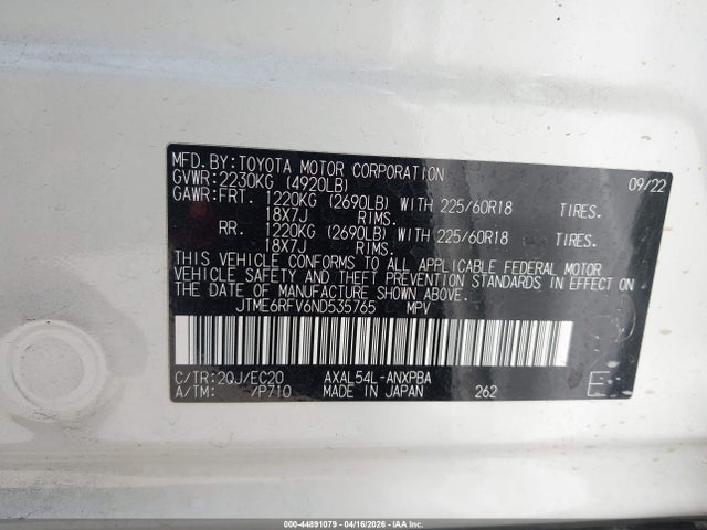 Toyota RAV4 Xse