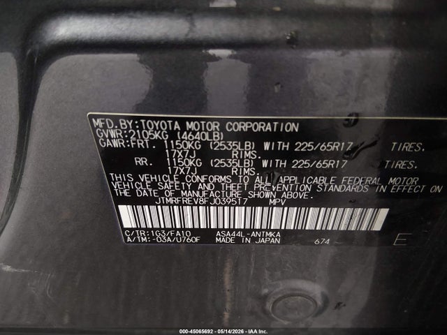 Toyota RAV4 Xle