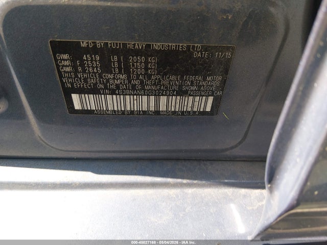 Subaru Legacy 2.5i Limited