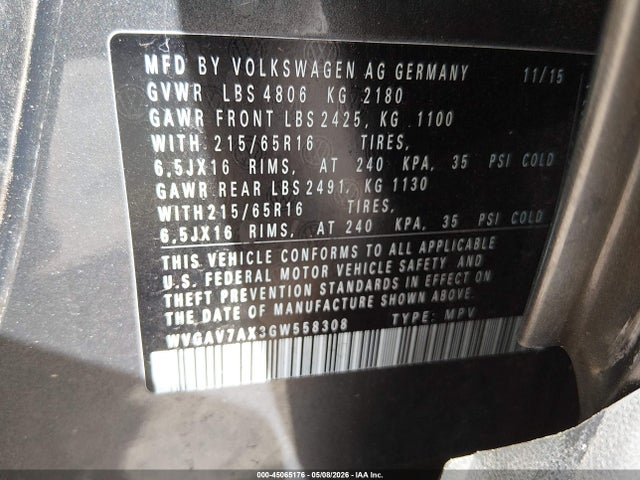 Volkswagen Tiguan S