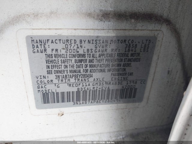 Nissan Sentra Sr
