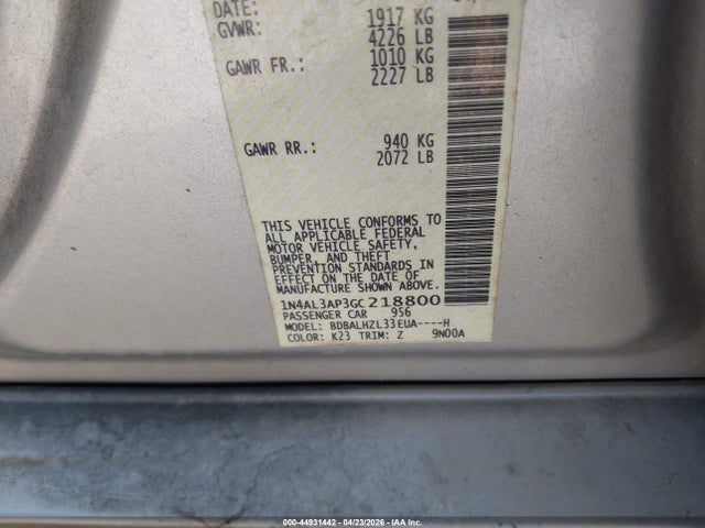Nissan Altima 2.5 Sr